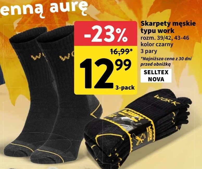 Skarpety m臋skie 39-46 SELLTEX promocja