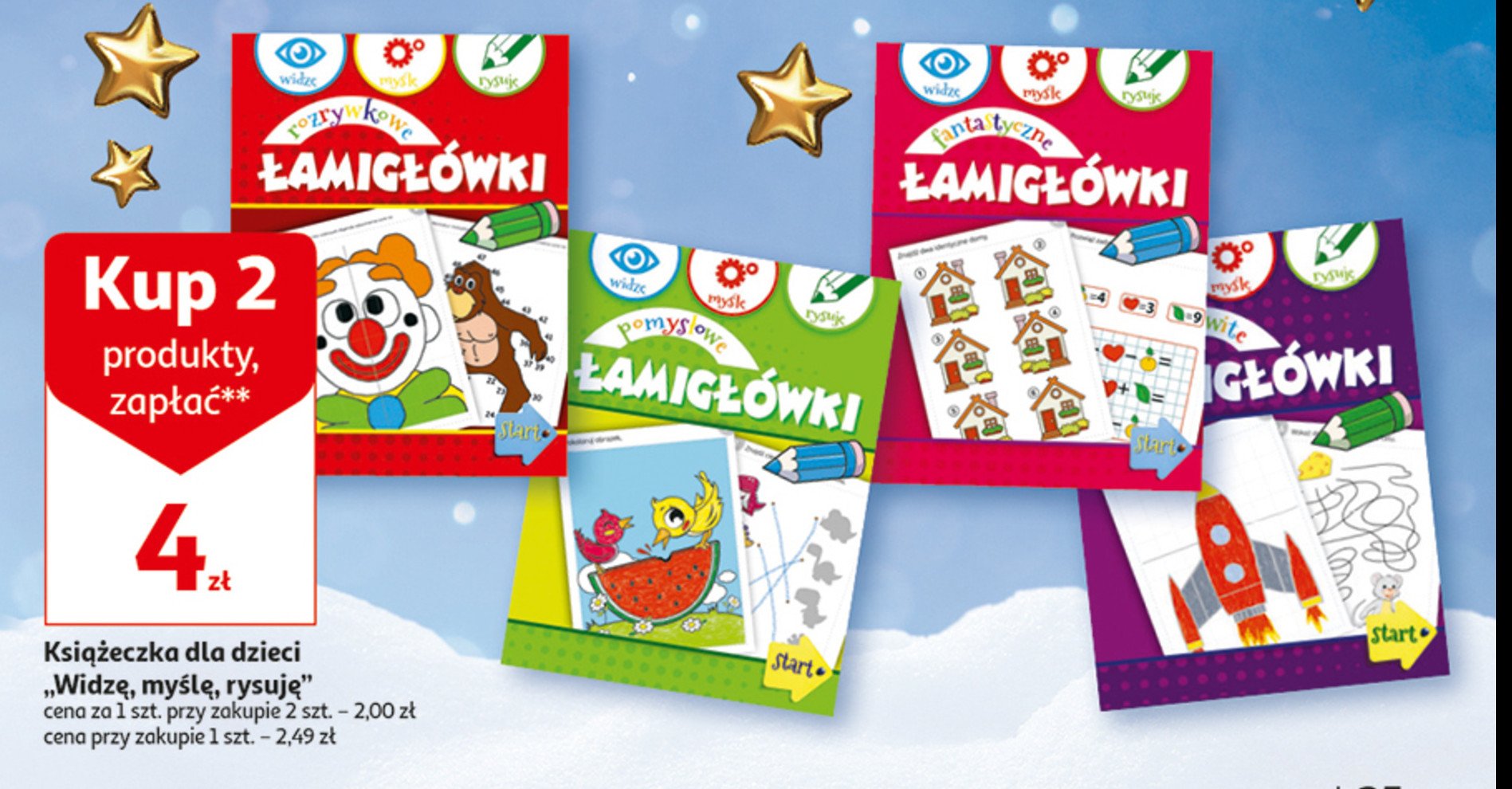 Widzę myślę rysuję - fantastyczne łamigłówki promocja
