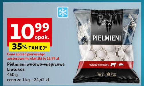 Pielmieni wołowo-wieprzowe GARSO promocja w Auchan