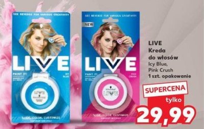 Kreda do włosów pink crush Schwarzkopf live paint it! promocja