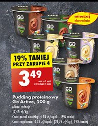 Pudding proteinowy orzechowy Go active promocja