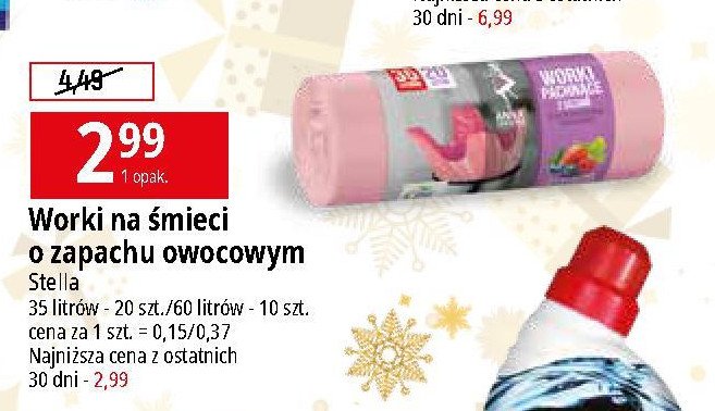 Worki na śmieci z uszami 35 l owocowe Anna zaradna promocja
