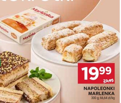 Napoleonki Marlenka promocja w Stokrotka