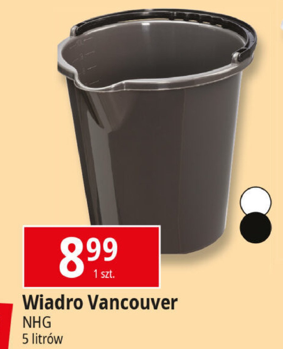 Wiadro vancouver 5 l Nhg promocja