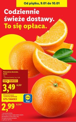 Pomarańcze deserowe luzem promocja w Lidl