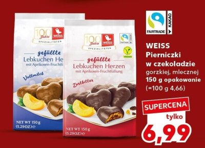 Pierniczki w czekoladzie gorzkiej promocja w Kaufland
