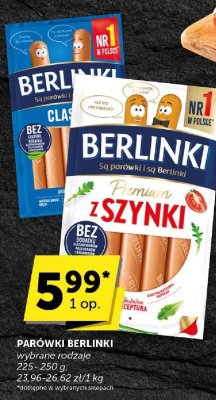 Parówki Berlinki promocja w Euro Sklep