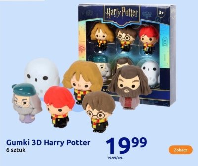 Gumki 3D 6 szt. promocja w Action