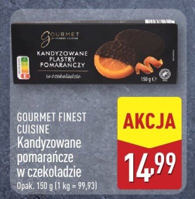 Kandyzowane pomarańcze w czekoladzie promocja w Aldi