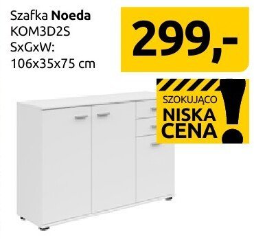 Szafka Noeda KOM3D2S promocja w Black Red White