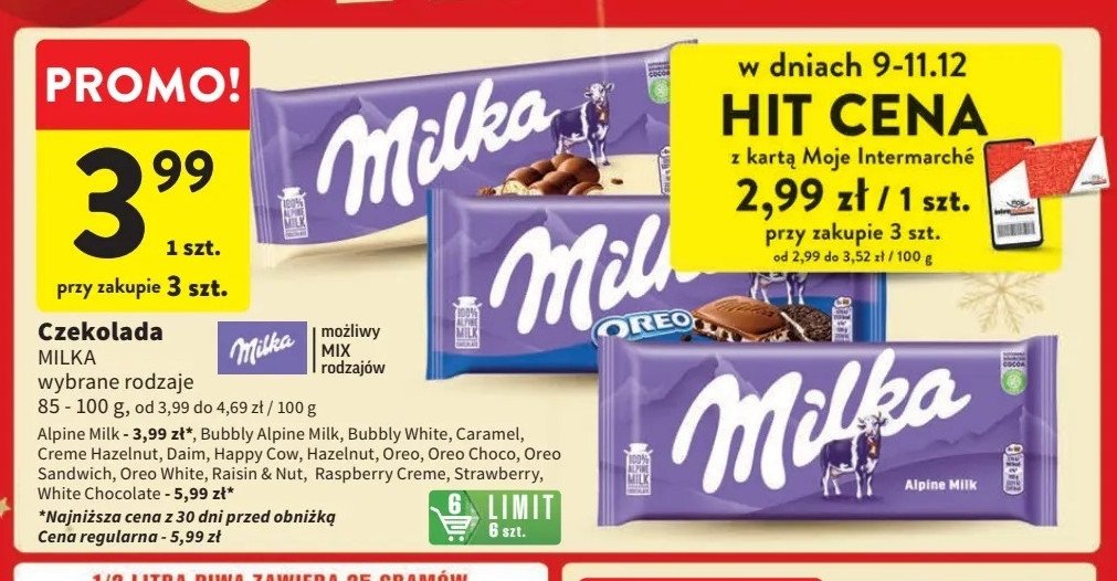 Czekolada biała Milka bubbly promocja