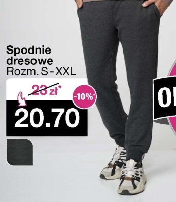 Spodnie dresowe męskie promocja w Woolworth