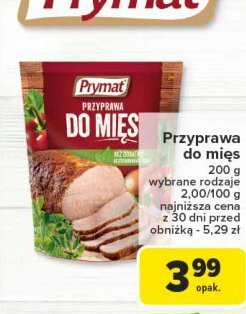 Przyprawa do mięs Prymat promocja w Carrefour