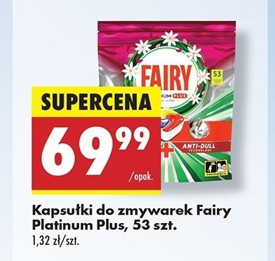 Kapsu艂ki do zmywarki regular Fairy platinum plus promocja