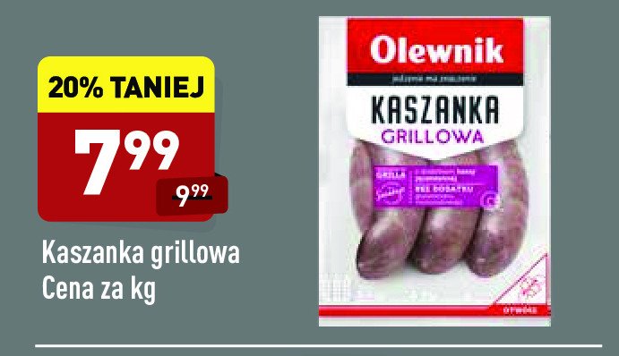 Kaszanka Olewnik country grill promocja