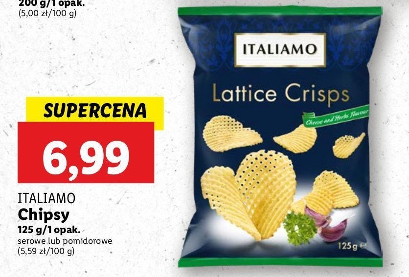 Chipsy pomidorowe Italiamo promocja