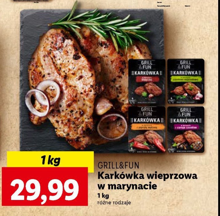 Kark贸wka premium w marynacie z musztard膮 francusk膮 Grill and fun promocja