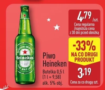 Piwo Heineken promocja w Aldi