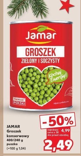 Groszek konserwowy Jamar promocja