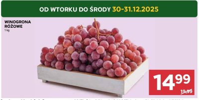 Winogrona różowe promocja w Stokrotka