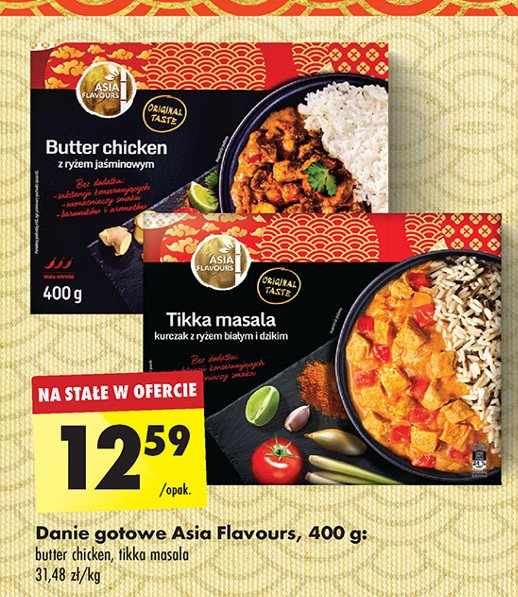 Butter chicken Asia flavours promocja w Biedronka