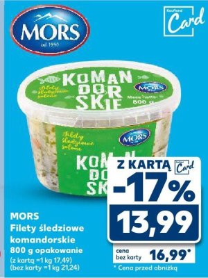 Filety śledziowe komandorskie promocja w Kaufland