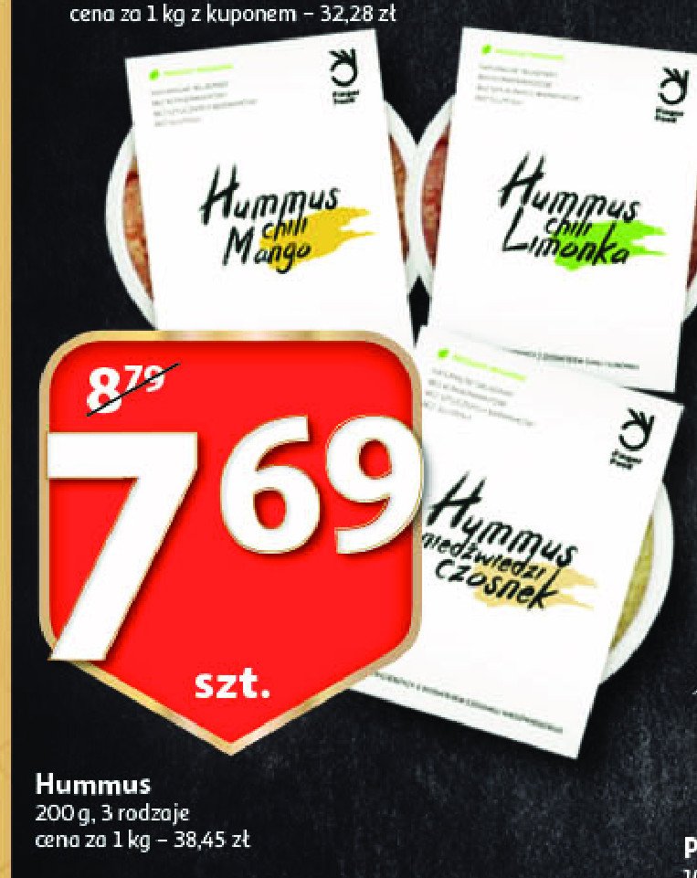 Hummus chili mango Finger food promocja