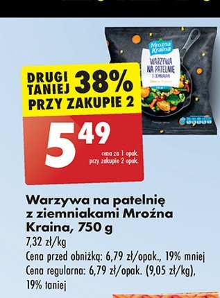 Warzywa na patelnię z ziemniakami Mroźna kraina promocja