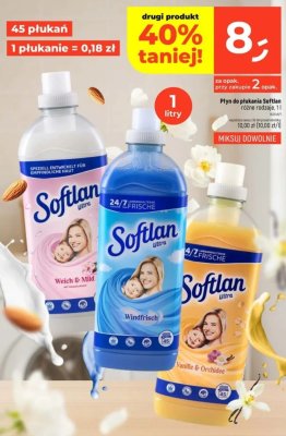 Płyn do płukania Softlan Ultra Vanille & Orchidee, 1 l promocja w Dealz