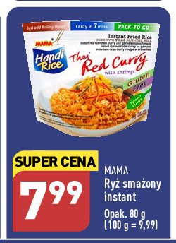 Ryż smażony thai red curry MAMA promocja
