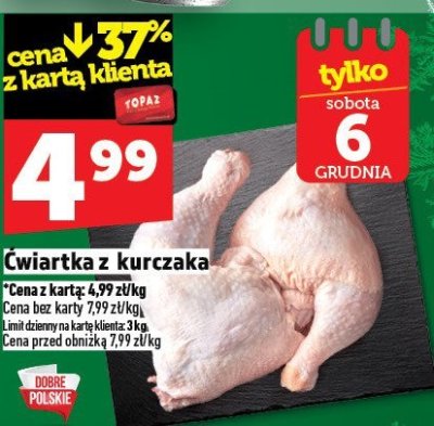 Ćwiartka z kurczaka promocja w TOPAZ