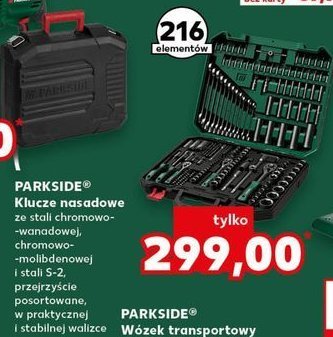 Klucze nasadowe Parkside promocja w Kaufland