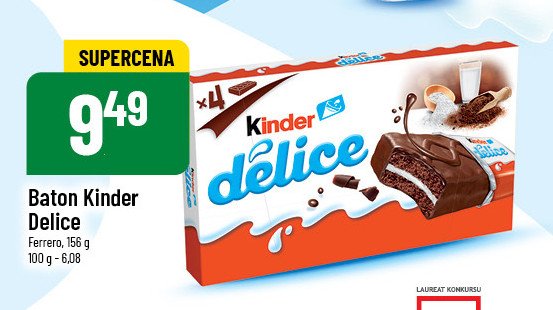 Baton kakaowy Kinder delice promocja