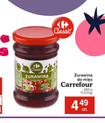 Żurawina Carrefour classic promocja