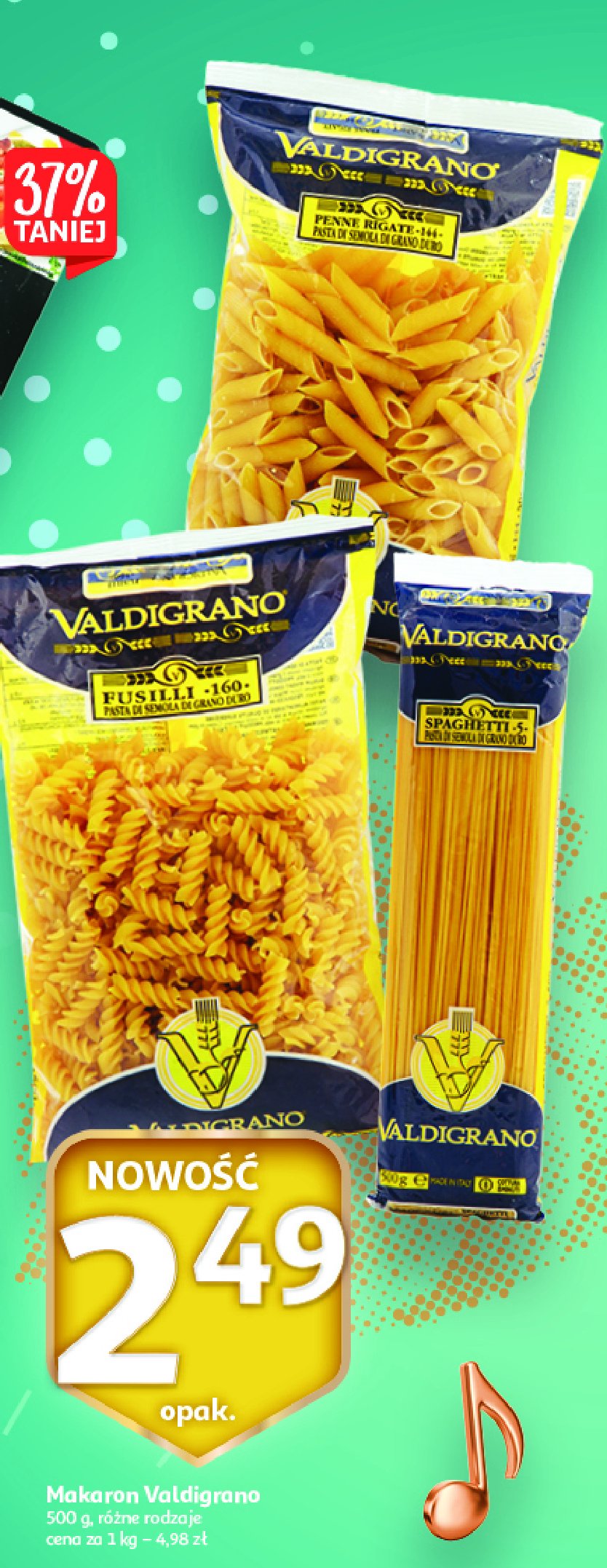 Makaron penne rigate promocja w Twój Market
