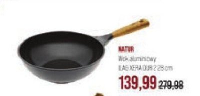 Patelnia Wok aluminiowy NATUR 28cm promocja w Stokrotka