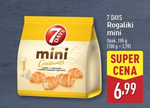 Mini rogaliki z nadzieniem spumante 7 days promocja