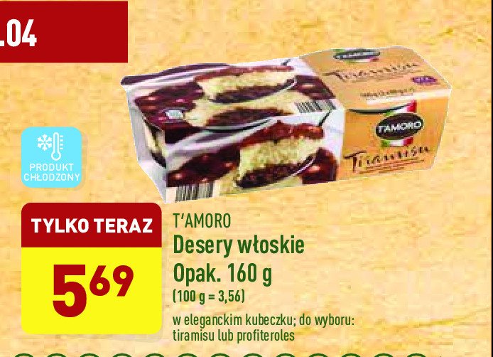 Deser profiteroles Tamoro promocja