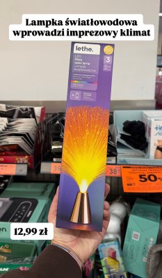 Lampka światłowodowa LED promocja w Biedronka