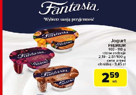 Jogurt mango-marakuja Danone fantasia promocja w Carrefour Market
