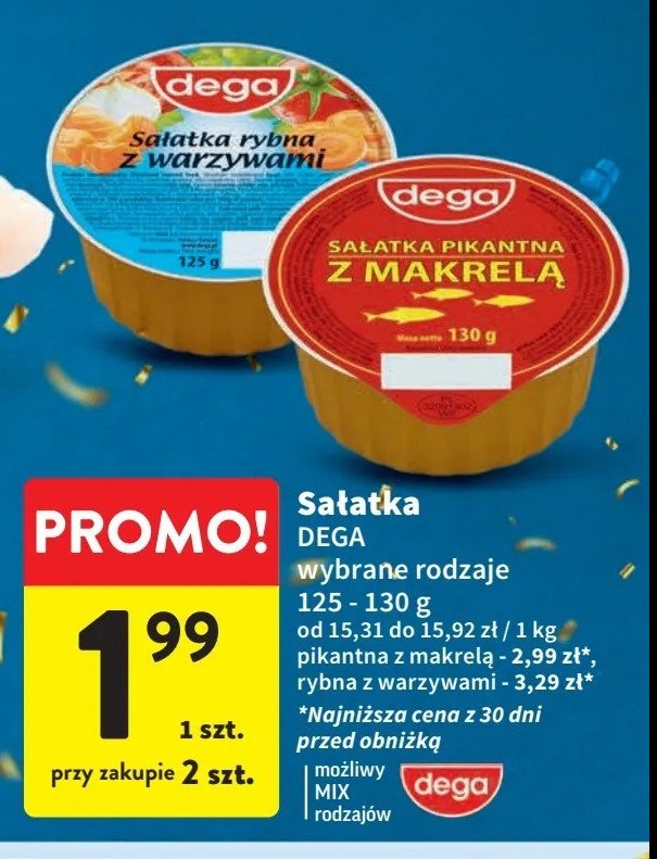 Sałatka rybna z warzywami Dega promocja