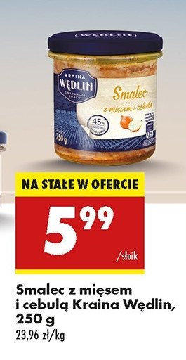 Smalec z mięsem i cebulą Kraina wędlin promocja