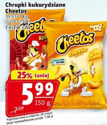 Chrupki kukurydziane Cheetos promocja w Prim Market