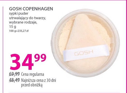 Puder w kamieniu Gosh copenhagen promocja