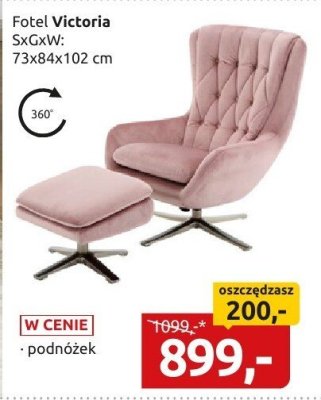 Fotel Victoria promocja w Black Red White