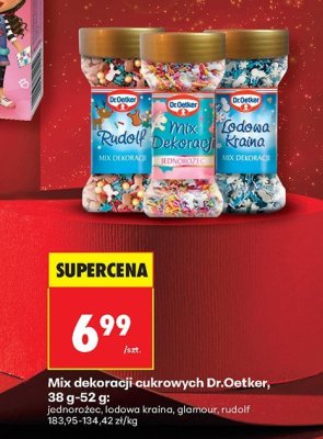 Mix dekoracji cukrowych Dr.Oetker, 38 g-52 g promocja w Biedronka