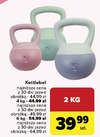 Kettlebell 6 kg promocja w Carrefour