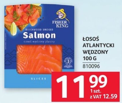 Łosoś atlantycki wędzony ŁOSOŚ ATLANTYCKI WĘDZONY 100 g 810096 promocja w Selgros