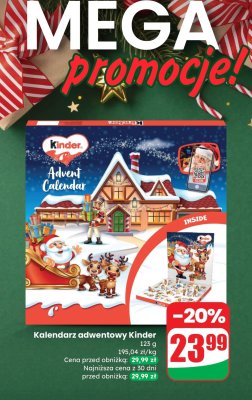 Kalendarz adwentowy  promocja w Dino