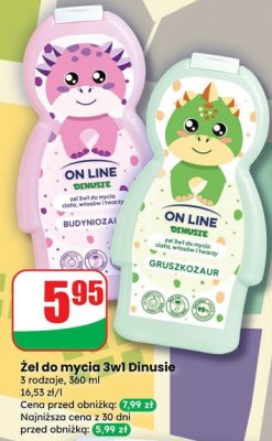 Żel do mycia 3w1 Dinusie Budyniozaur promocja w Dino